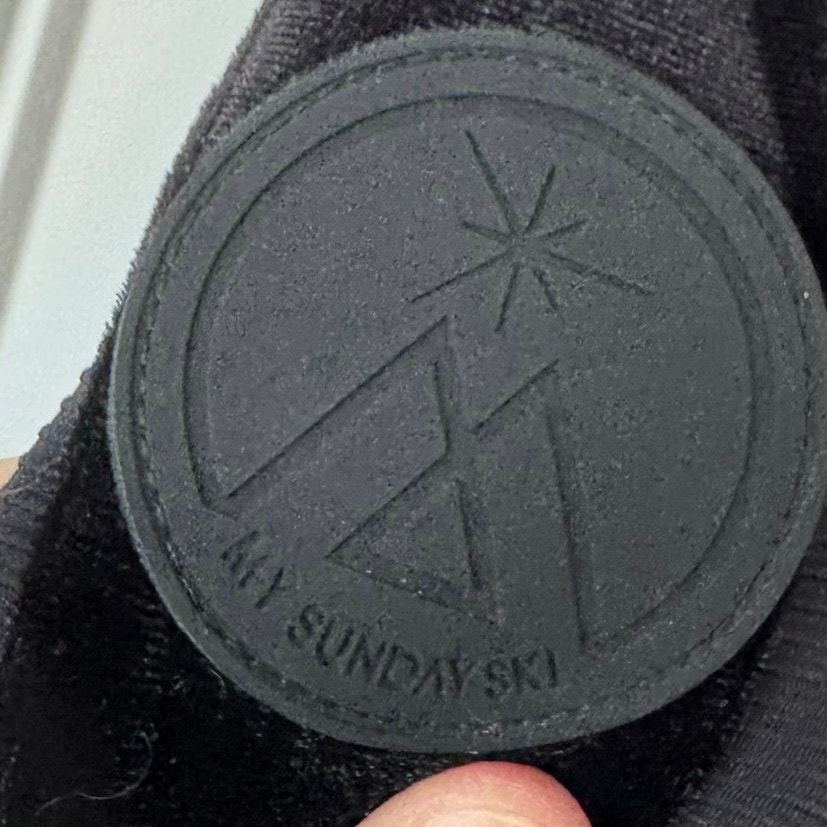 Nwot My Sunday Ski Ribbed Zip Up Mid Layer - Black — image 5 of 8